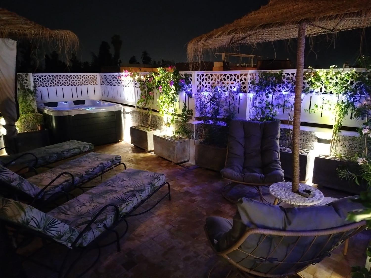 Riad & Spa Sous Le Soleil Chez Jerome Et Pamela Ch Marrakchi Marrakesh Buitenkant foto